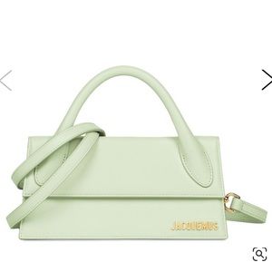 Authentic Jacquemus Green La Montagne Le Chiquito Long Clutch